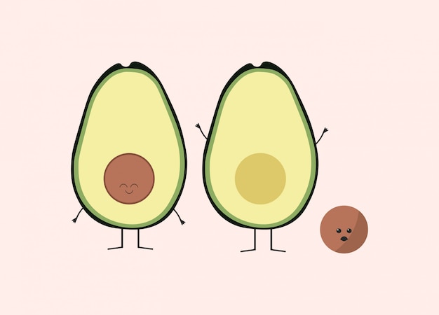 funny avocado design