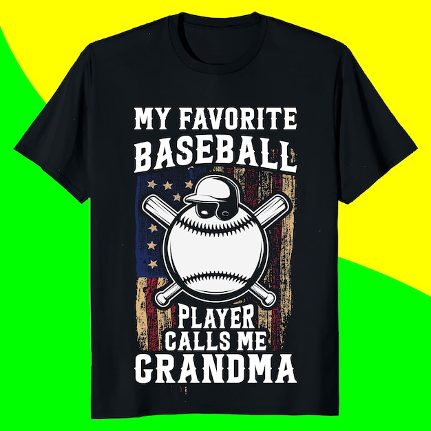 ベクトル 面白い野球 t シャツのデザイン