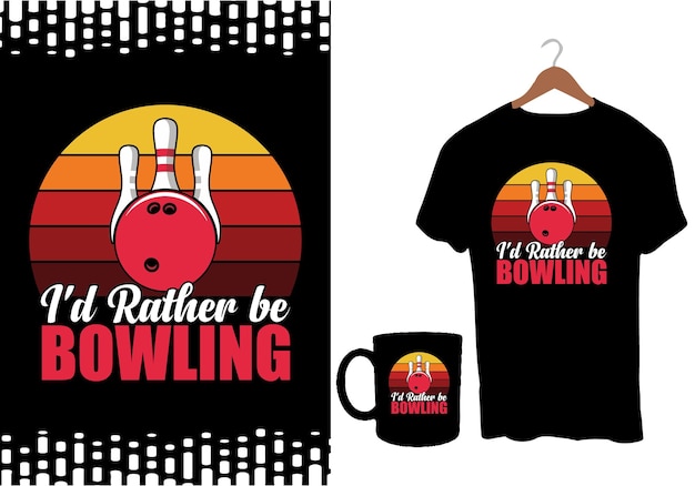 funny bowlers lover woman and man retro vintage strike bowling tshirt design vector template