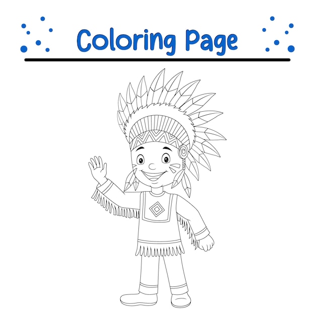 funny boy coloring page