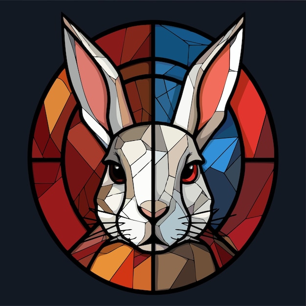 Funny bunny illustration design