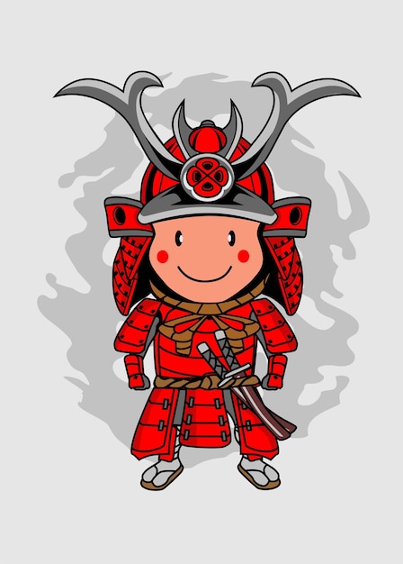 Samurai del fumetto divertente
