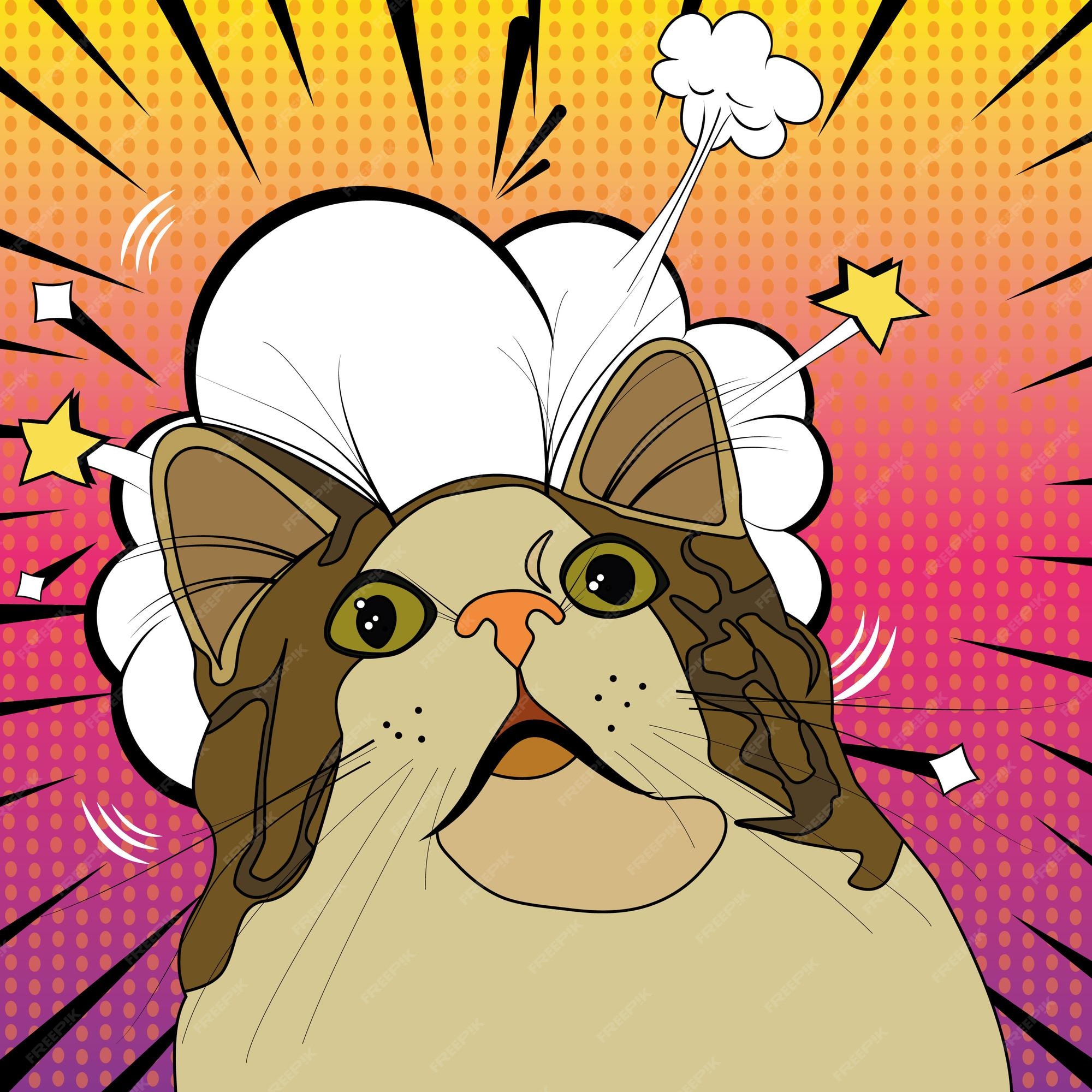 Cat Meme Vector Art, Icons, and Graphics for Free Download