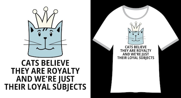 Funny cat t-shirt design