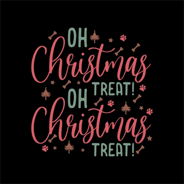 Vector funny christmas dog svg