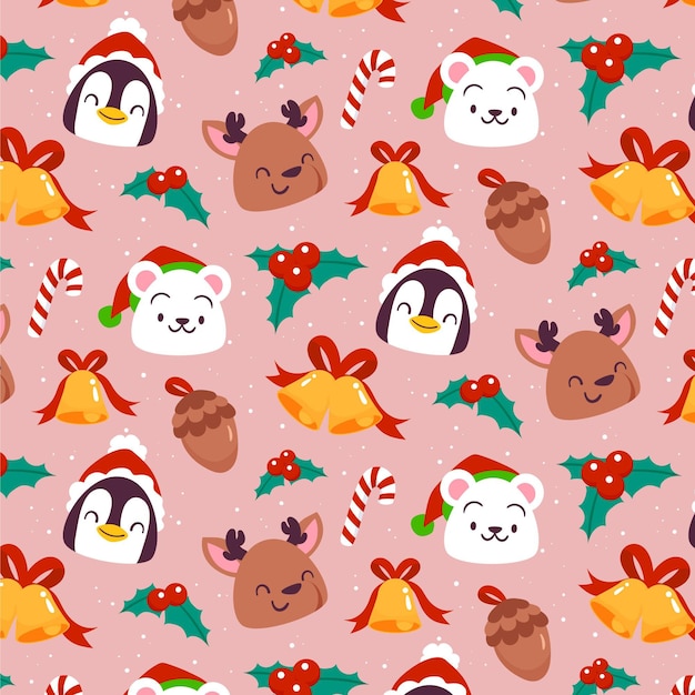 Funny christmas pattern