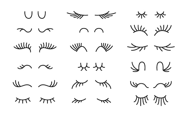 Funny closed unicorn eyes Mascara lashes woman makeup sleeping beauty Cute animal sleeping face