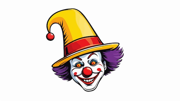 Funny Clown Portrait Graphic