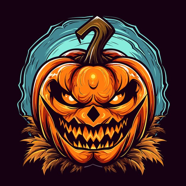 Vector funny and creepy halloween vector design