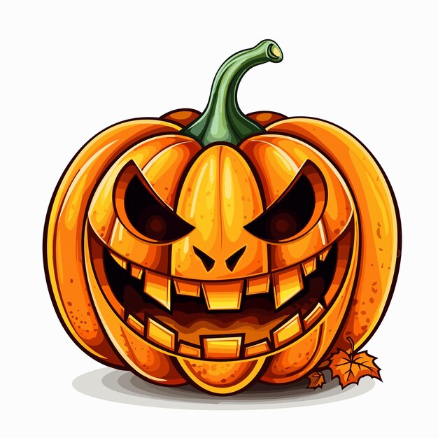 Vettore divertente e inquietante disegno vettoriale di halloween