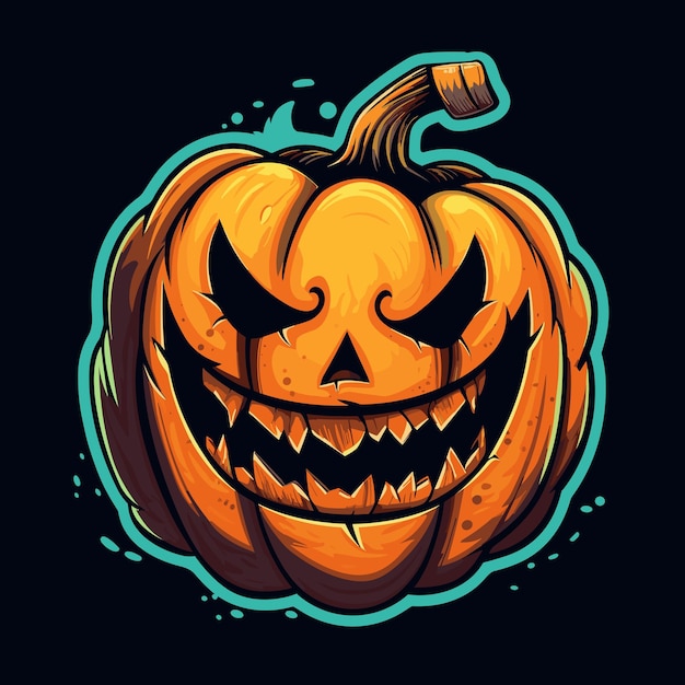 Vector funny and creepy halloween vector design