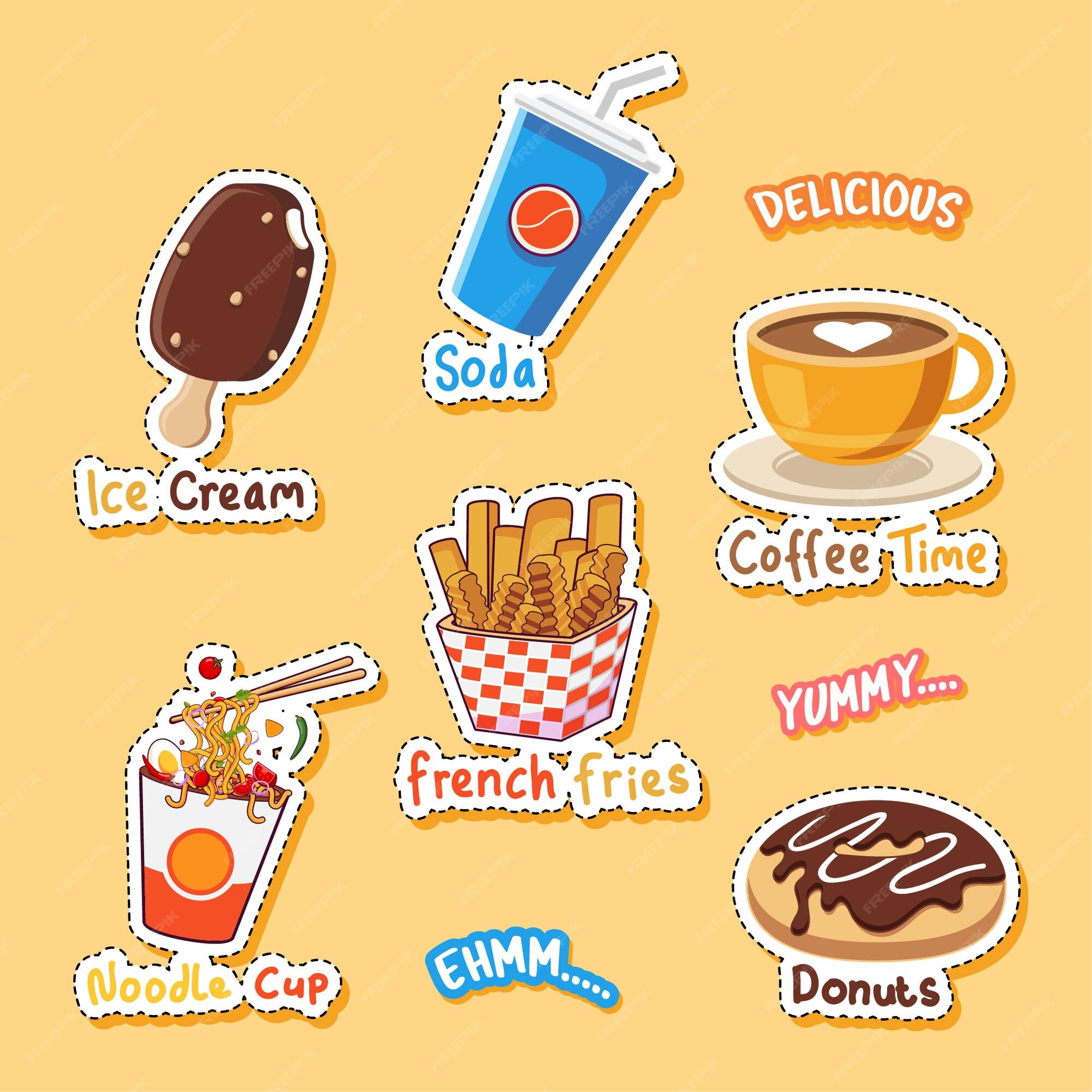 Fast cute food done with the microwave | Sticker