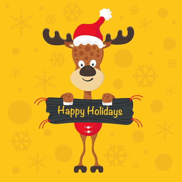 Funny-deer-christmas-message