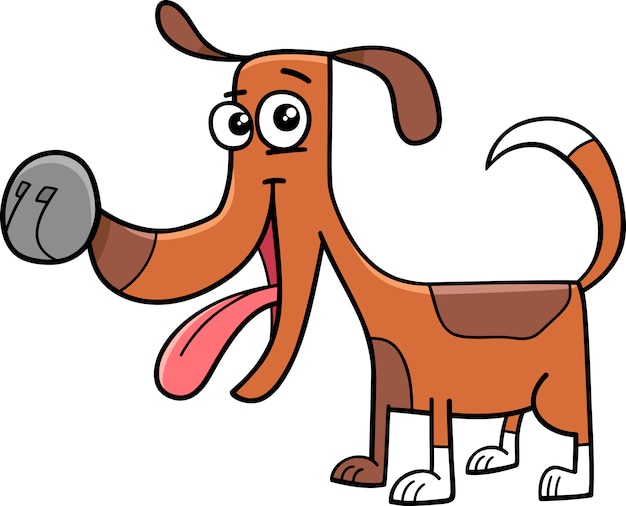 funny dog cartoon cartoon illustration