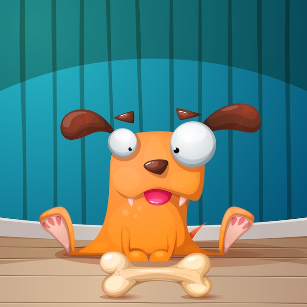 Vector funny dog