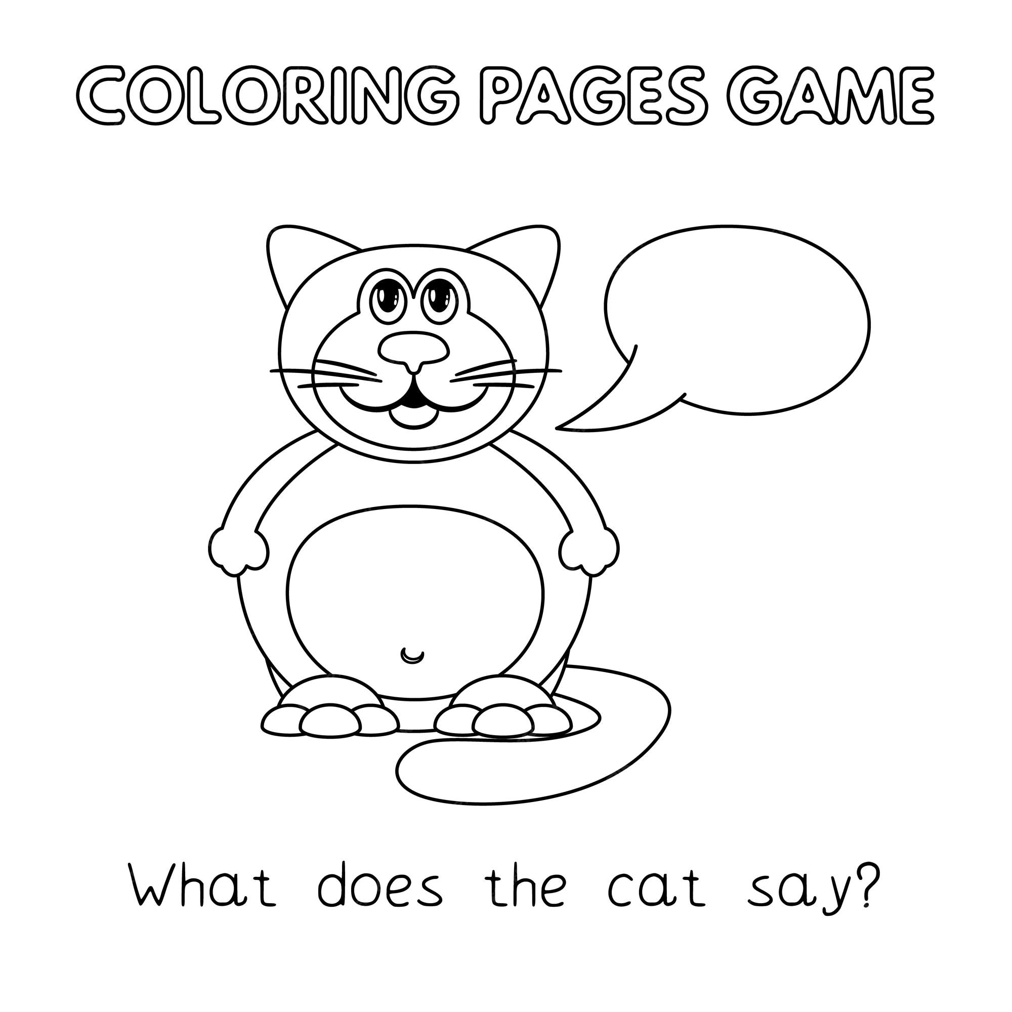 Premium Vector  Cartoon fat cat game for small children draw a line vector  coloring book pages for kids