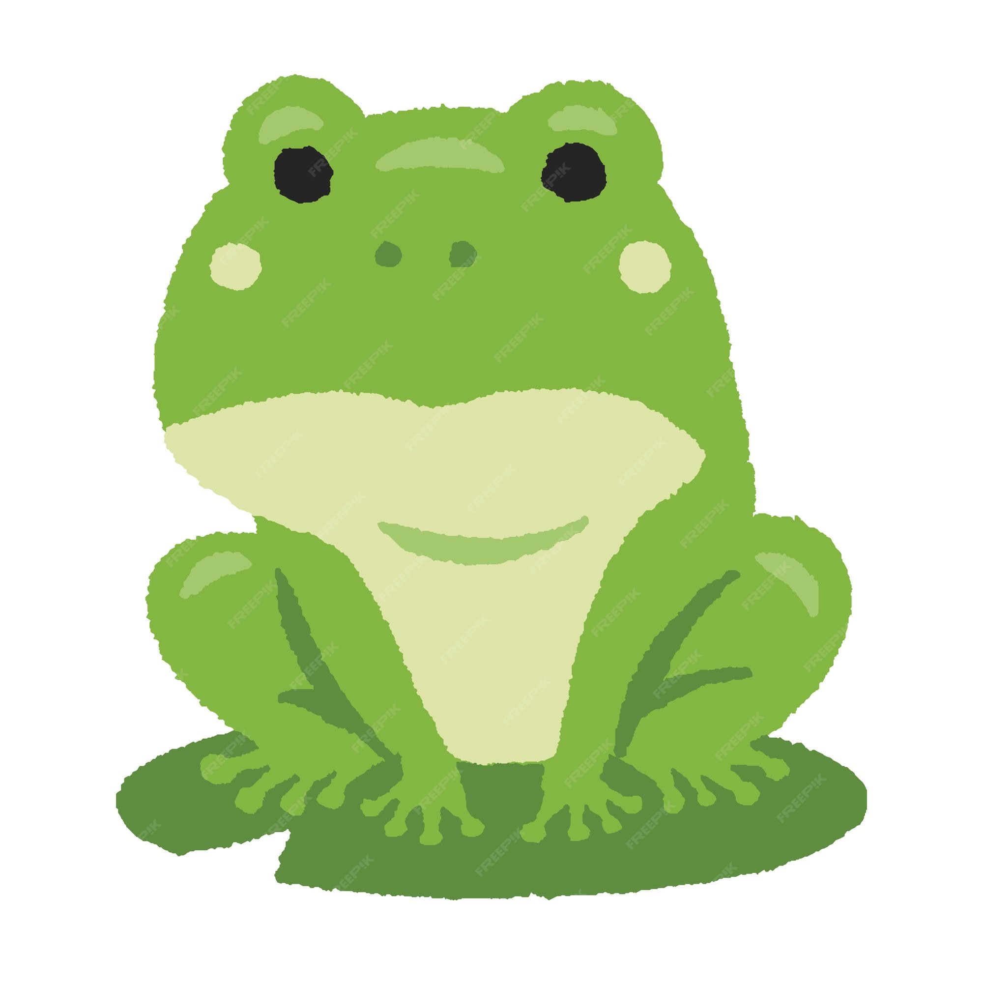 Premium Vector | Funny frogs