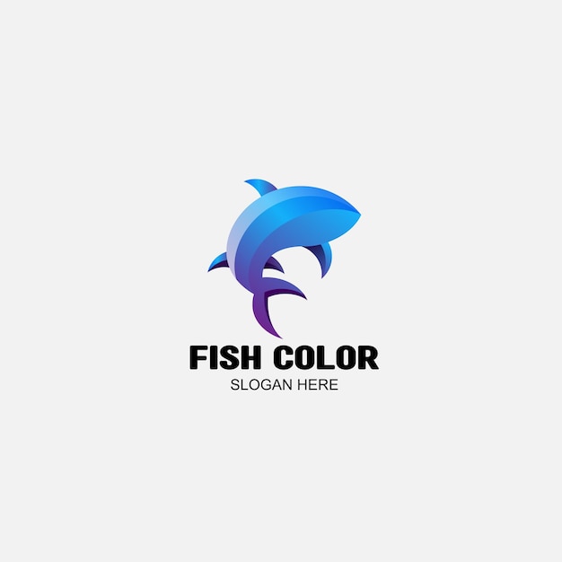 Funny horse logo gradient colorful