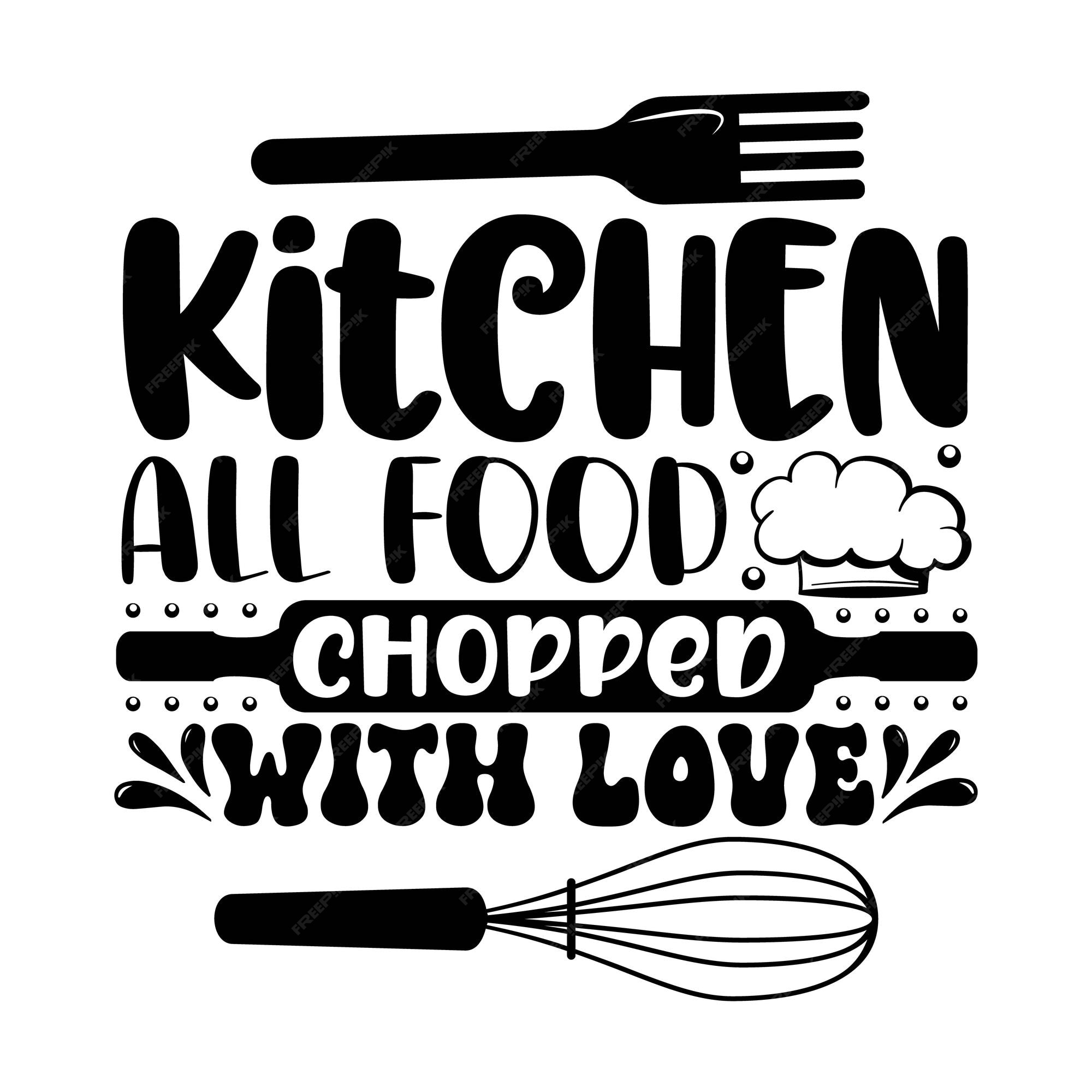 Kitchen saying svg, funny kitchen towel designs - So Fontsy