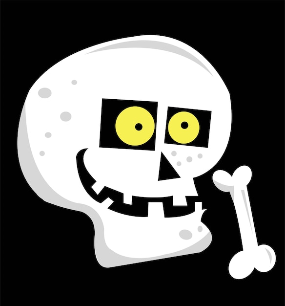 Funny mexican skull design