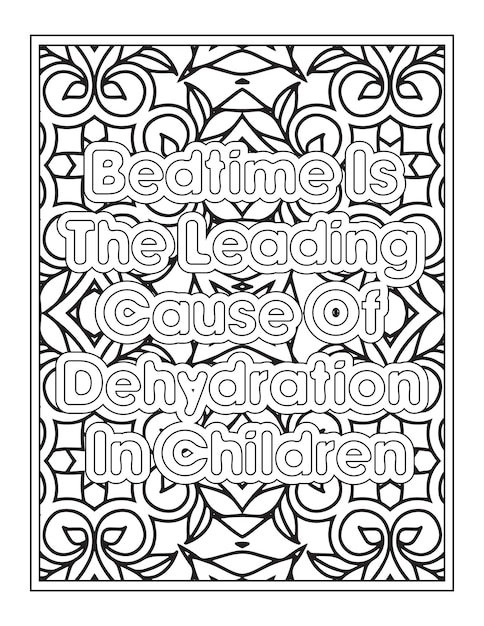 Funny Mom Quotes Coloring Page For kdp