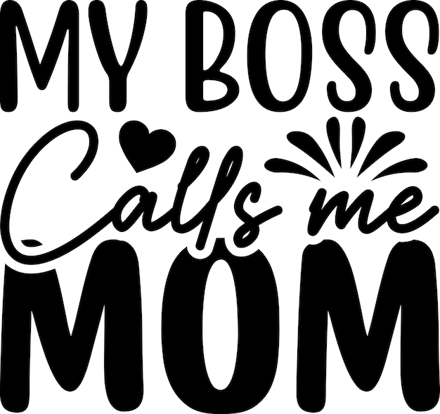 Funny Mom SVG Design