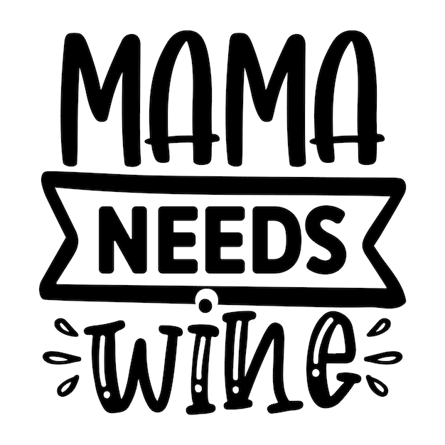 Funny Mom SVG Design