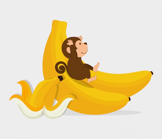 Funny monkey design