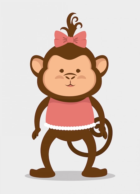 Funny monkey design