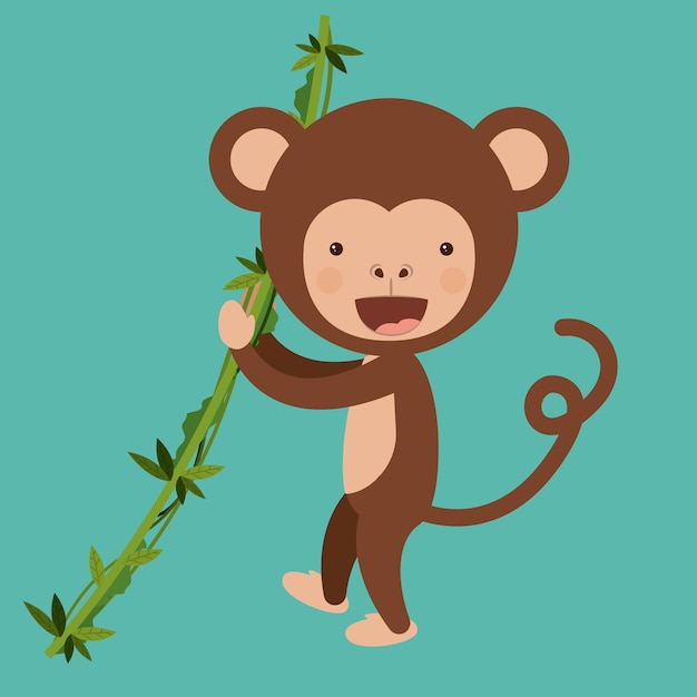 funny monkey  design