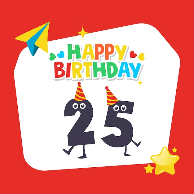 楽しい誕生日カード 25