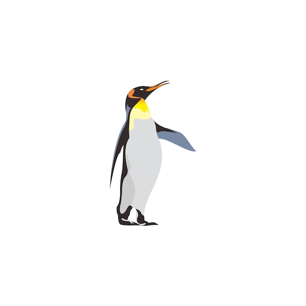 funny penguin illustration logo inspiration