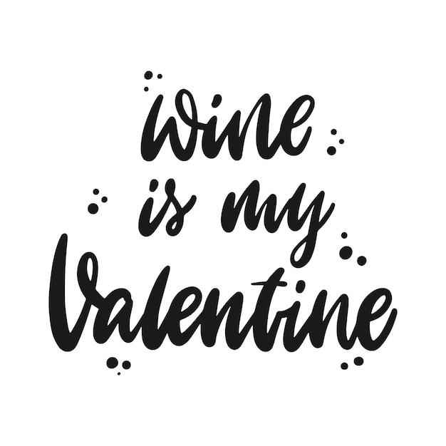 funny valentines day lettering quote