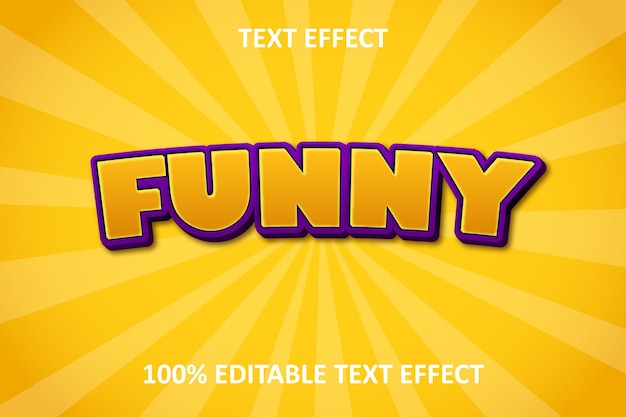 Funny Vintage Editable Text Effect