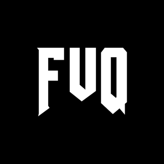 FUQ letter logo ontwerp voor technologiebedrijf FUQ logo ontwerp zwarte en witte kleurencombinatie FUQ Logo FUQ vector FUQ ontwerp FUQ icoon FUQ alfabet FUQ typografie logo ontwerp