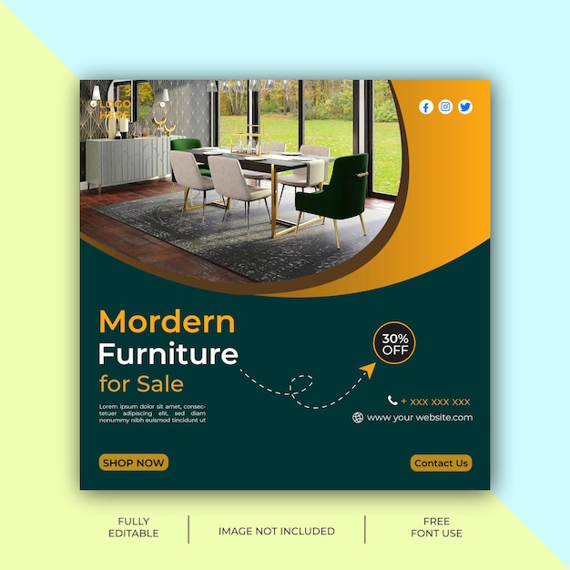 Furniture ads design