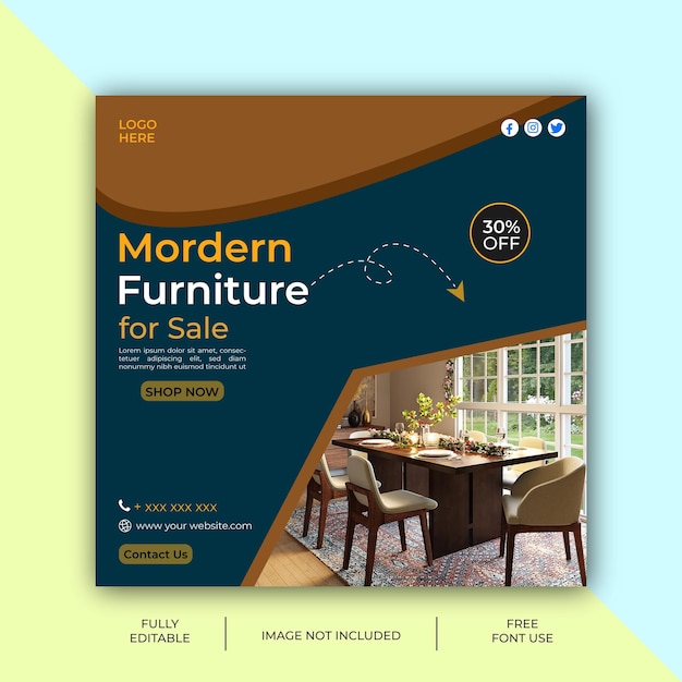 Furniture ads design