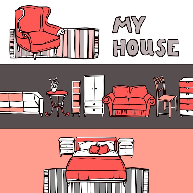 Furniture banner sketch