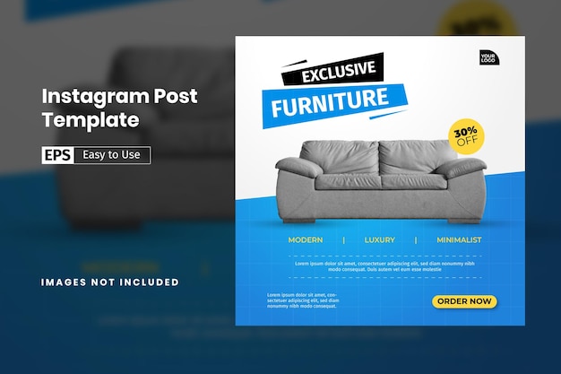 Furniture Design Templates for Instagram