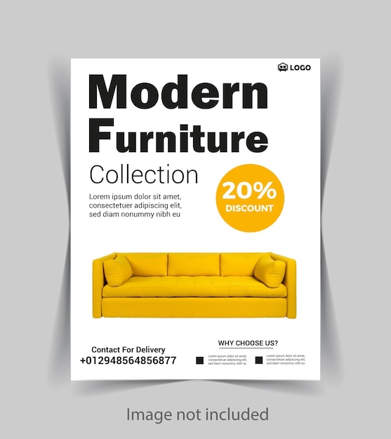 furniture flyer design