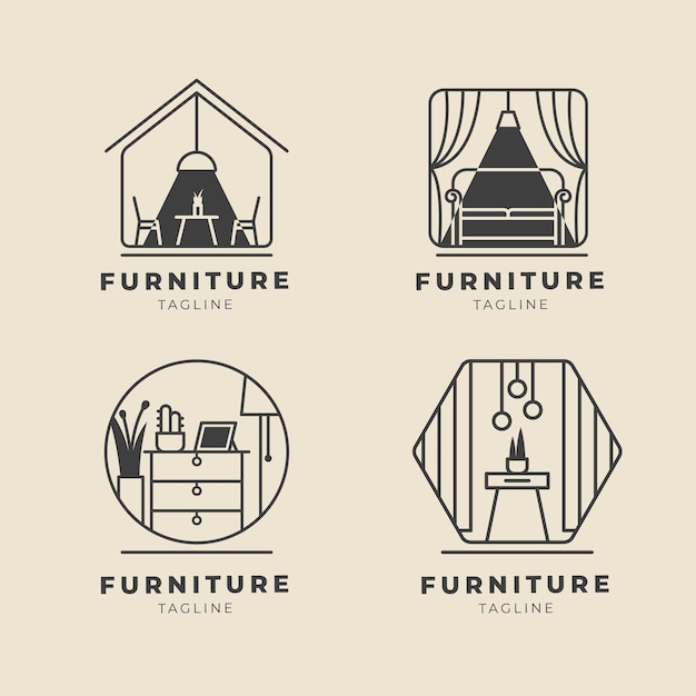 Коллекция мебели с логотипом