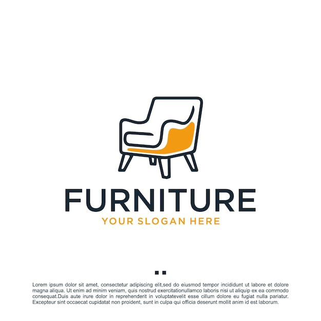 Vector furniture , logo design inspiration