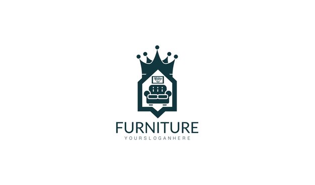 Vector furniture logo design