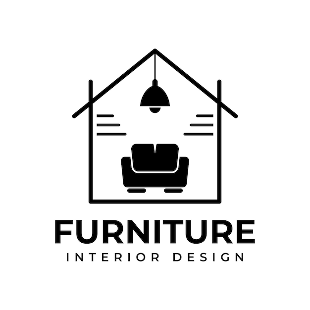 Vector furniture logo design