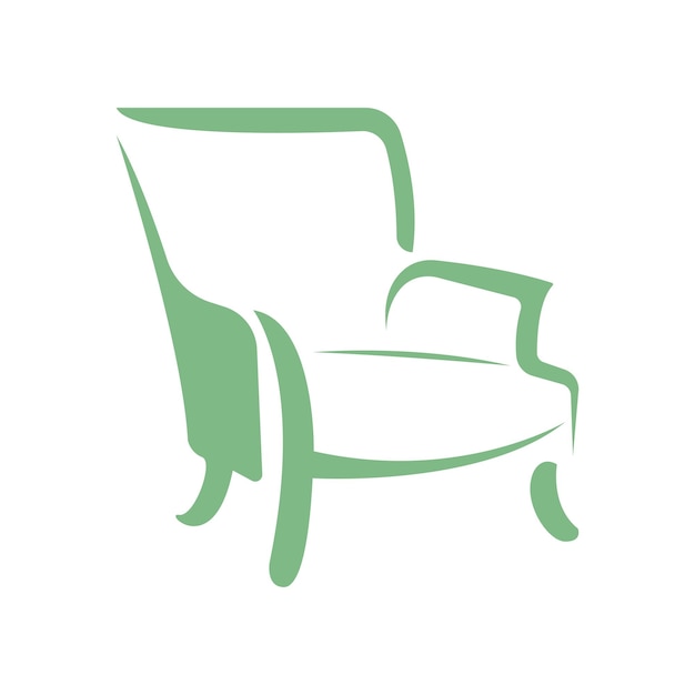 Furniture logo icon vector flat design