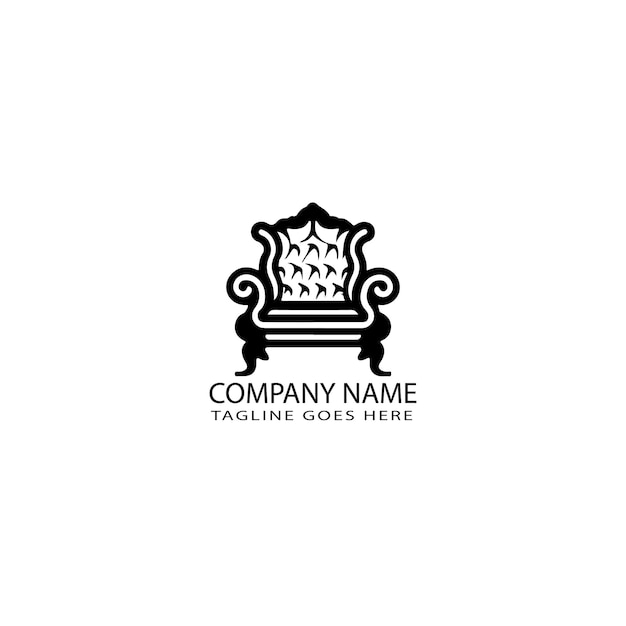 Furniture logo template design