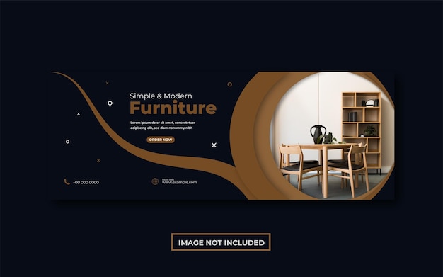 Furniture Sale Facebook Cover Banner Template