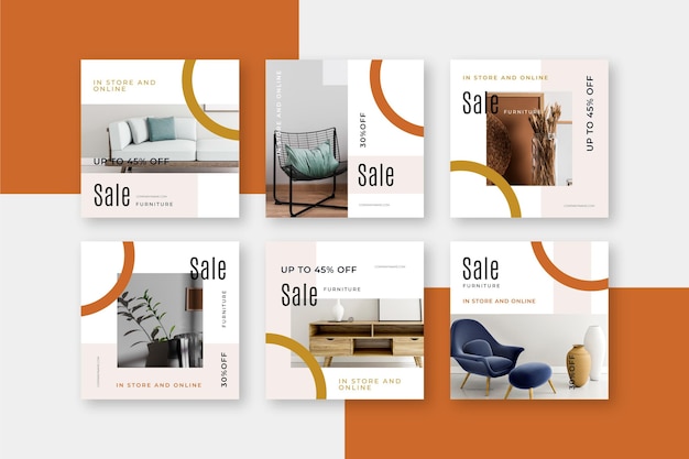 furniture sale instagram post collection