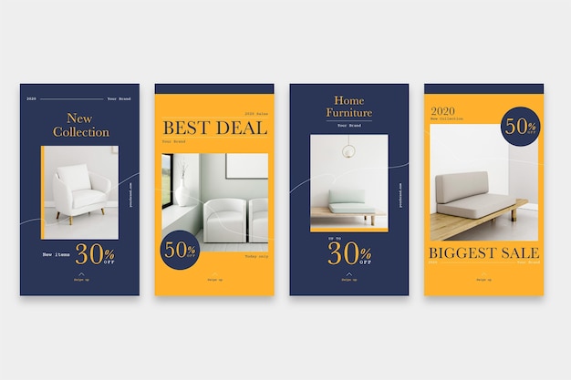furniture sale instagram stories collection