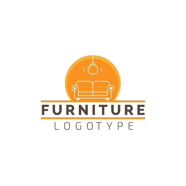 Furniture shop business company logo